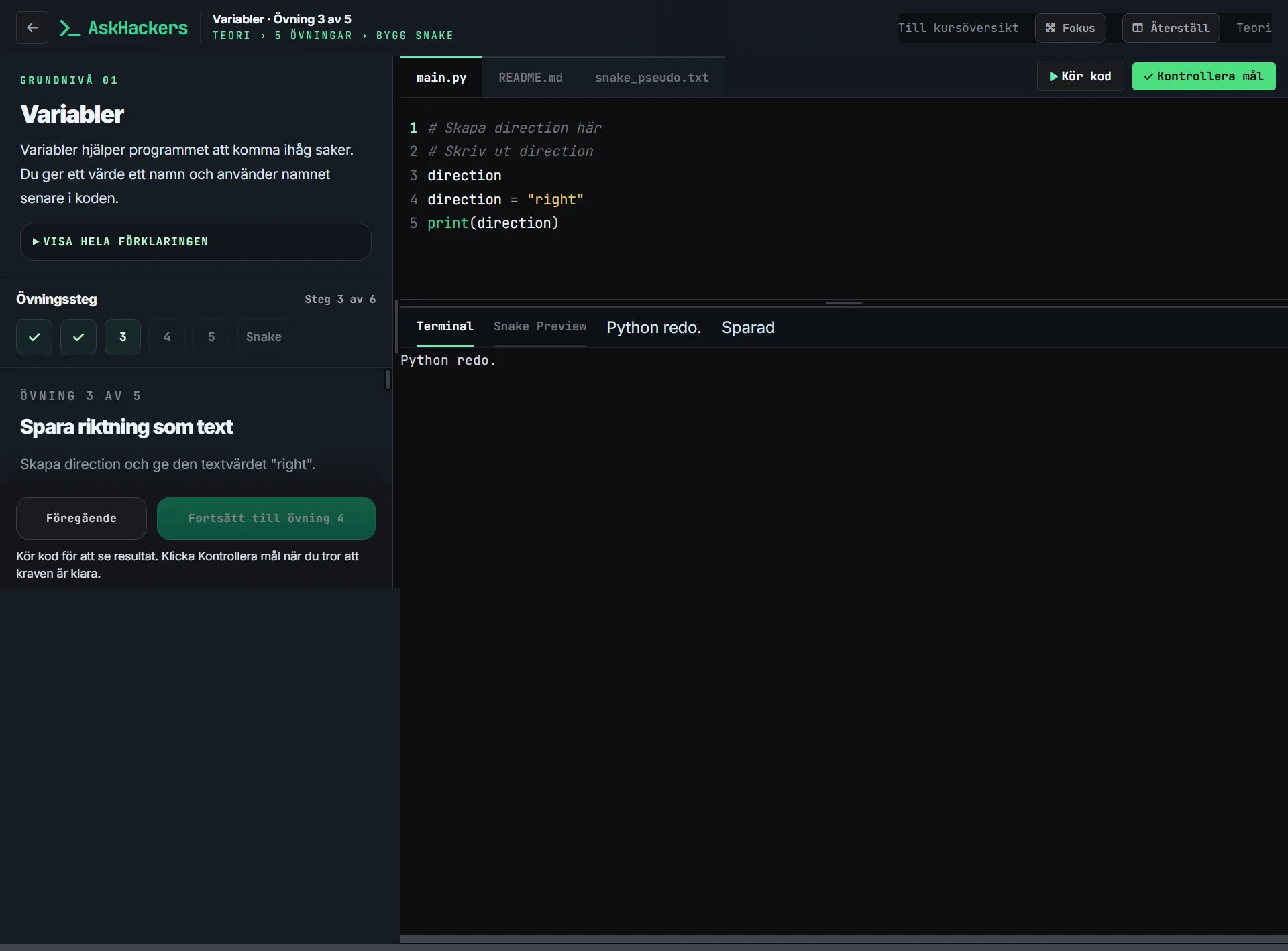AskHackers – lär dig Python genom att bygga